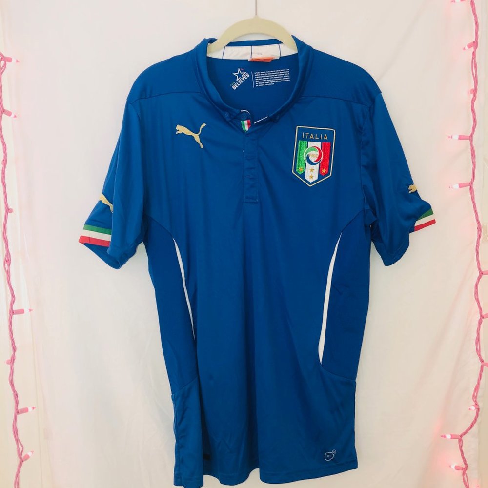Authentic Puma Italy National Football Team Jersey